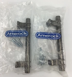QTY 2 AMEROCK BP36605GM 96MM (3 3/4") PULL GUNMETAL FREE SHIPPING - Picture 1 of 7
