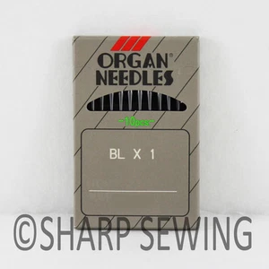 10 ORGAN NEEDLES BLX1 #10  for JUKI SERGERS MO-102, MO-103, MO-104, MO-134 - Picture 1 of 1