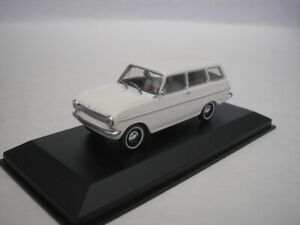 Opel Kadett A Caravan 1962-1965 Blanco 1/43 minichamps 430043012