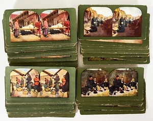 53 Vintage 1905 T. W. Ingersoll Lithographic Stereoview Cards, Russo-Japan War - Bild 1 von 6