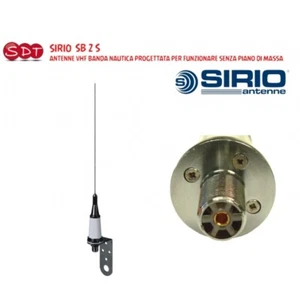 SIRIO SB 2 S ANTENNA VHF BANDA NAUTICA PROGETTATA PER FUNZIONARE SENZA P - Photo 1/3