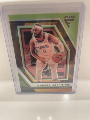 2022-23 Panini Flux Marcus Morris Sr. Solar Eclipse Prizm 23 /49 LA Clippers - Image 1 of 2