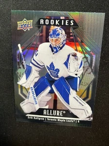 22-23 UD Allure Hockey Rookie Black Rainbow 115 Erik Kallgren - Picture 1 of 2