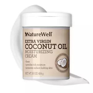 Naturewell Extra Virgin Coconut Oil Moisturizing Cream 16 oz - Picture 1 of 9