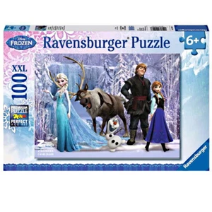 RAVENSBURGER PUZZLE 100 Pz XXL + 6 ANNI FROZEN LA REGINA DELLE NEVI - Foto 1 di 2