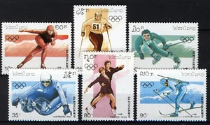 Laos 1990, Juegos Olímpicos Albertville 92, set MNH - Imagen 1 de 1