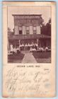 Cedar Lake Indiana IN Postcard Harry Clark Employees 1908 Posted Antique