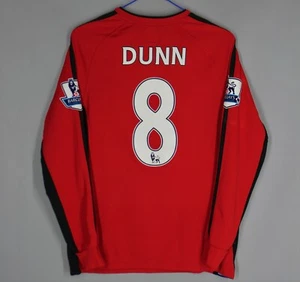 CAMISETA DE FUTBOL BLACKBURN ROVERS 2010/2011 VISITANTE MANGA LARGA CAMISETA #8 DUNN UMBRO  - Imagen 1 de 7
