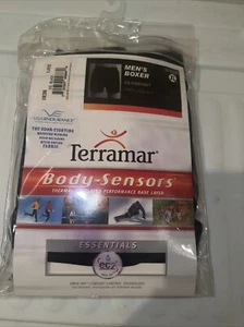 Mens Terramar Silk Weight Polyester Body Sensors Base Layer Boxers XL New - Picture 1 of 7