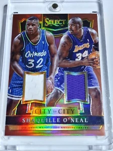 2014 Select Shaquille O'Neal #PATCH COPPER /49 Game Worn Dual Jerseys - Rare - Picture 1 of 5