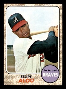 1968 Topps Baseball #55 Felipe Alou GD