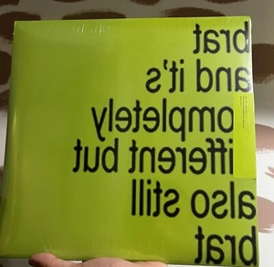 CHARLI XCX BRAT AND IT’S COMPLETELY DIFFERENT 3LP MILKY CLEAR VINYL SEALED - Picture 1 of 4