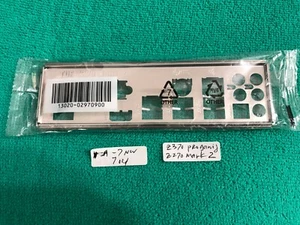 ASUS IO SHIELD do ASUS TUF Z270 MARK 2 , TUF Z370 PRO GAMING, ORYGINALNY - Zdjęcie 1 z 1