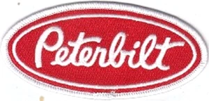Parches bordados Peterbilt 4,75"x2,25" planchados - Imagen 1 de 1