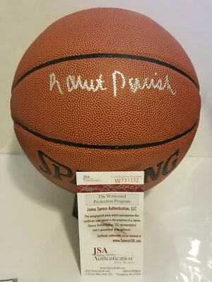 Robert Parish Signed Boston Celtics Spalding Indoor/Outdoor Basketball JSA-W COA - Image 1 of 4