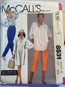 Vintage McCall’s Schnittmuster 8531 - Misses’ Kleid, Tunika oder Shirt & Hose - Bild 1 von 1