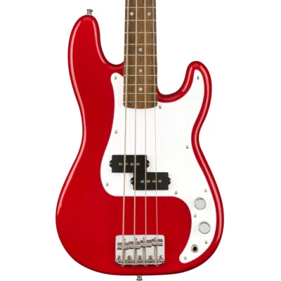 Squier Mini Precision Bass Short-Scale 4-String Bass Guitar, Dakota Red - Image 1 of 4