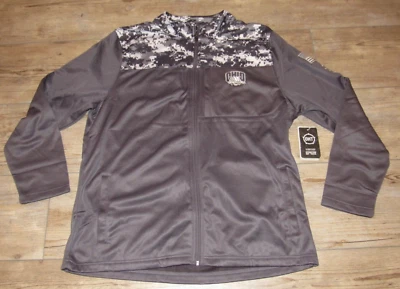 Ohio Bobcats Colosseum Military Full Zip Gray Digital Camo Jacket size Men's 2XL - Image 1 of 4