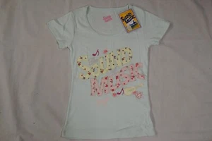 THE SOUND OF MUSIC FLOWERS LOGO LADIES SKINNY T SHIRT NEW OFFICIAL MUSICAL RARE - Picture 1 of 5