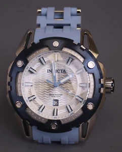 INVICTA Sea Spider Men 52mm Stainless Steel Blue + Steel Silver dial PC32 Quartz - Picture 1 of 5