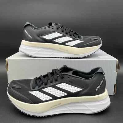 Adidas Adizero Boston 11 Black White Running Shoes Sneakers GX6657 Womens Size - Image 1 of 4