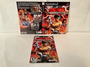 *French Manual & Case Art Only* Tekken 5 V PS2 Playstation 2 Instructions *OEM* - Picture 1 of 6