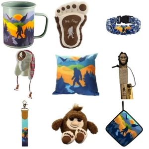 *CHOOSE BIGFOOT* Gift Stuffed Plush Blanket Pillow Towel Sasquatch Hat Mug Stick - Picture 1 of 98