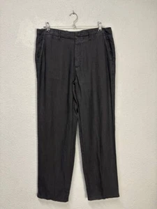 Pantalone vestito uomo lino Corneliani taglia 50/W 34 made in Italy - Foto 1 di 12