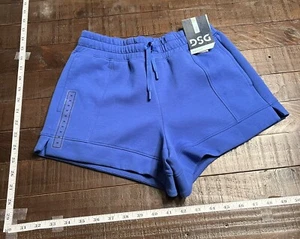NWT! Girls DSG Medium (10-12) Beaucoup Blue Sport Fleece Mid-Rise Shorts! F96 - Picture 1 of 7