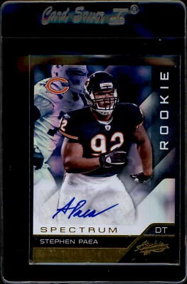 STEPHEN PAEA 2011 ABSOLUTE MEMORABILIA FOOTBALL RC AUTO /299 CHICAGO BEARS *9819 - Image 1 of 2