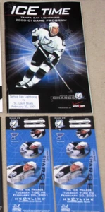 20.02.2001 Tampa Bay Lightning vs St. Louis Blues Tickets & Programm TB Ice Palace - Bild 1 von 3