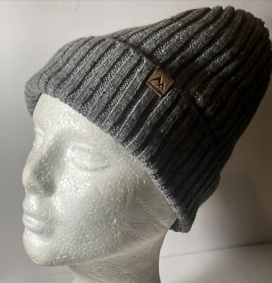 George Beanie Cable Knit Gray  - Image 1 of 4