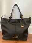 DKNY Black Genuine Leather Tote Handbag - excellent condition