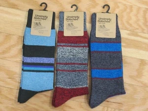 Calcetines de bota a rayas unisex sin cosir ~~3 PARES~~ - Imagen 1 de 2