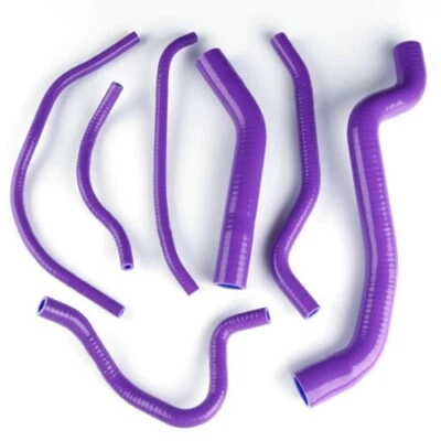 For Yamaha FZ1 2006 2007 2008 2009 2010 Silicone Radiator Coolant Hose Purple - Изображение 1 из 3