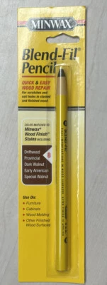 Minwax Blend-Fil Pencil - #8 Driftwood, Provincial, Dark Walnut, Early American - Image 1 of 2