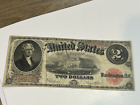 1917 $2 Large Note US Bill BEAUTIFUL!!! Low Shipping!!!