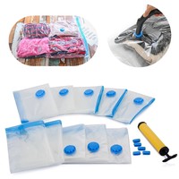 5PCS Vacuum Storage Clothes Compressed Bag Travel Essential Saving Space Bag