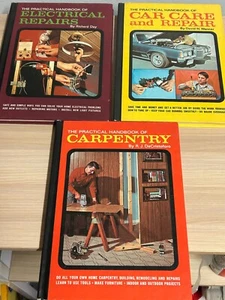 Vintage The Practical Handbook Lot - Tischlerei, Autoreparatur, Elektrik - Sehr guter Zustand - Bild 1 von 6