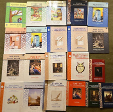 Lot Of 23 Memoria Press Homeschooling Books Workbooks & Teacher Books