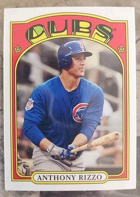 2013 Topps 1972 Topps Minis Anthony Rizzo #TM-12 - Image 1 of 2