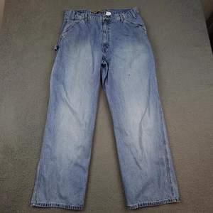 Vintage Levis SilverTab Jeans Herren 36x32 Blau Carpenter Loose Fit Hong Kong 90s - Bild 1 von 10
