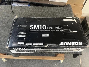 SAMSON SM10 Rackmount  Preamp Line Mixer - Works Perfect !  - Just serviced ! - Picture 1 of 3