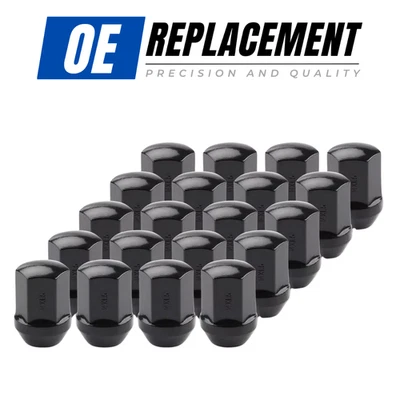 FOR 11-24 JEEP GRAND CHEROKEE WAGONEER WRANGLER LUG NUTS 14X1.5 SET OF 20 PIECES - Image 1 of 4