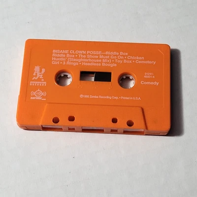 ICP Riddle Box Orange Cassette Tape Insane Clown Posse Vintage 1995 - Image 1 of 3