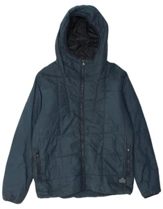 JACK & JONES Mens Workwear Hooded Padded Jacket UK 36 Small Navy Blue DX03 - Picture 1 of 3