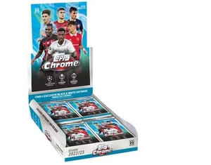 Scatola leggera Topps Chrome 2022/23 competizioni UEFA per club calcio - Foto 1 di 1