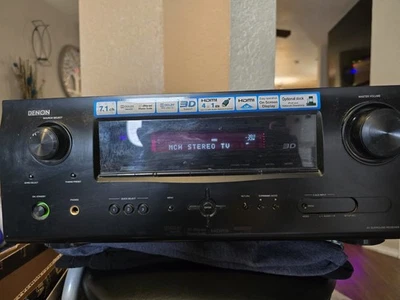 Denon AVR-1611 7.1 Channel Home Theater AV Surround Receiver Tested Working - Image 1 of 4