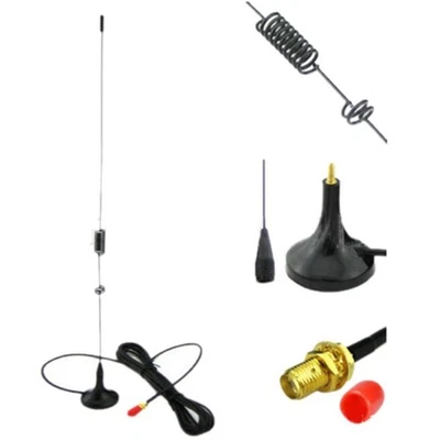 SMA-Female Antenna Dual Band VHF/UHF UT-106UV3.0 dB 10W For BaoFeng 888S UV-5R a - Image 1 of 4