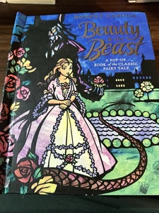 Beauty and the Beast A Pop Up Book of the Classic Fairy Tale- Library Copy - Foto 1 di 4
